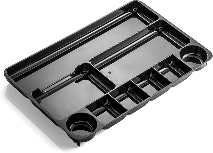 Officemate Recycled Plastic Desk Drawer Organizer, Nine Compartments - Image 3