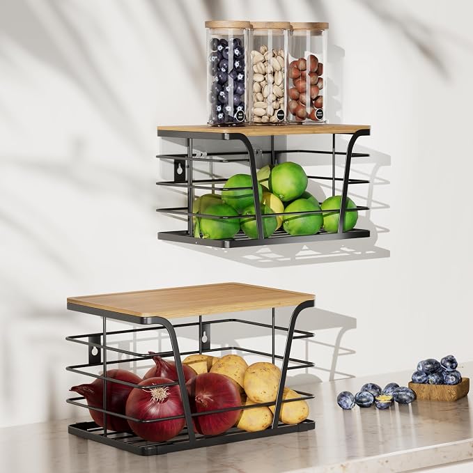 TIDIIABODE 2 Pack Extra Large Pantry Storage Organizers, Pantry Baskets - Image 4