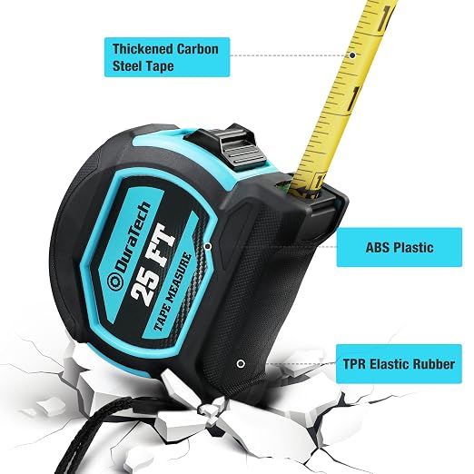 DURATECH 25FT Magnetic Double-Sided Tape Measure, Easy Read Measuring Tape - Image 2