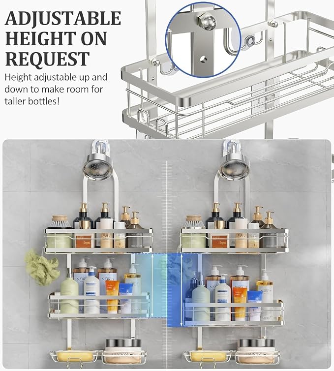 OMAIRA Shower Caddy Hanging - Image 5