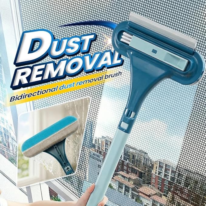 Window Screen Cleaning Brush, 2 in 1 Screen Cleaner Tool - Image 6