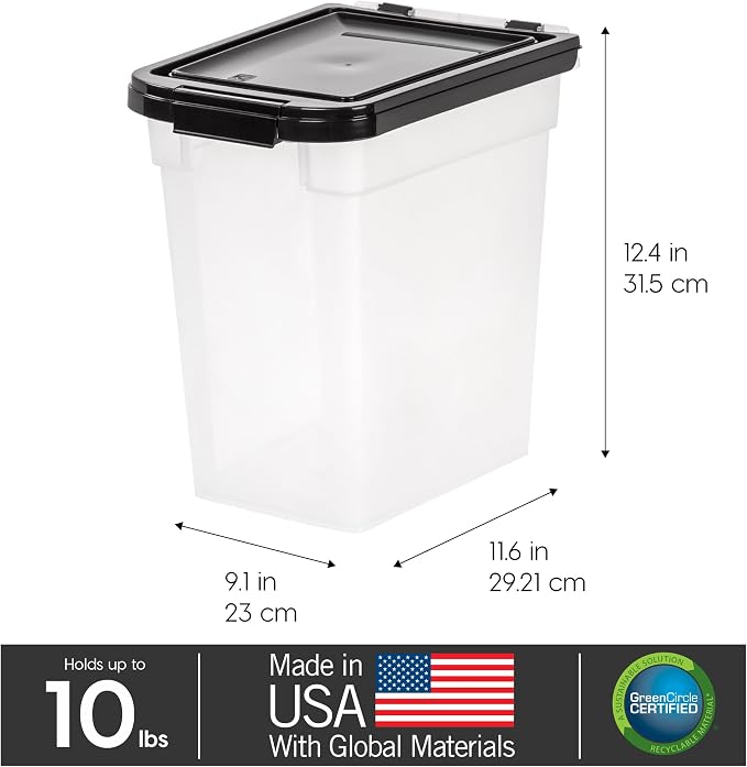 IRIS USA Dog Food Storage Container, Made in USA | BPA-Free, Airtight Seal - Image 3