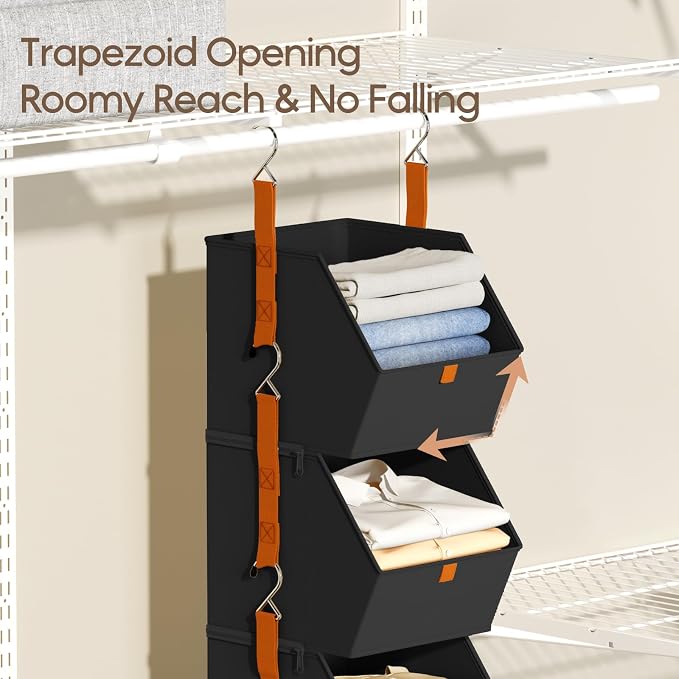Collapsible Hanging Closet Organizer - Image 4