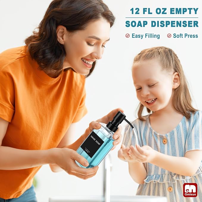 GMISUN Glass Soap Dispenser - Image 7