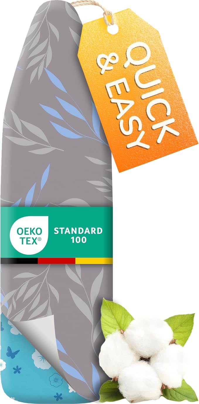 Super Soft Ironing Board Cover and Pad – 50% Faster Ironing by smart%26gentle