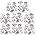 Hotop 64 Pieces 920158 Refrigerator Shelf Clips Freezer Cooler Shelf Support Commercial Replacement Rack Clips Buckles for Fridge Parts