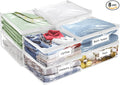 Plastic Storage Bags with Easy-Glide Zipper, Durable Clear Vinyl Zippered by Kikerike
