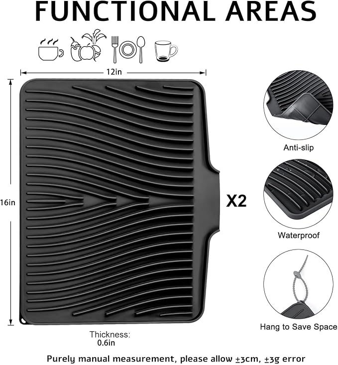 TIKNIK Silicone Dish Drying Mat - Image 2