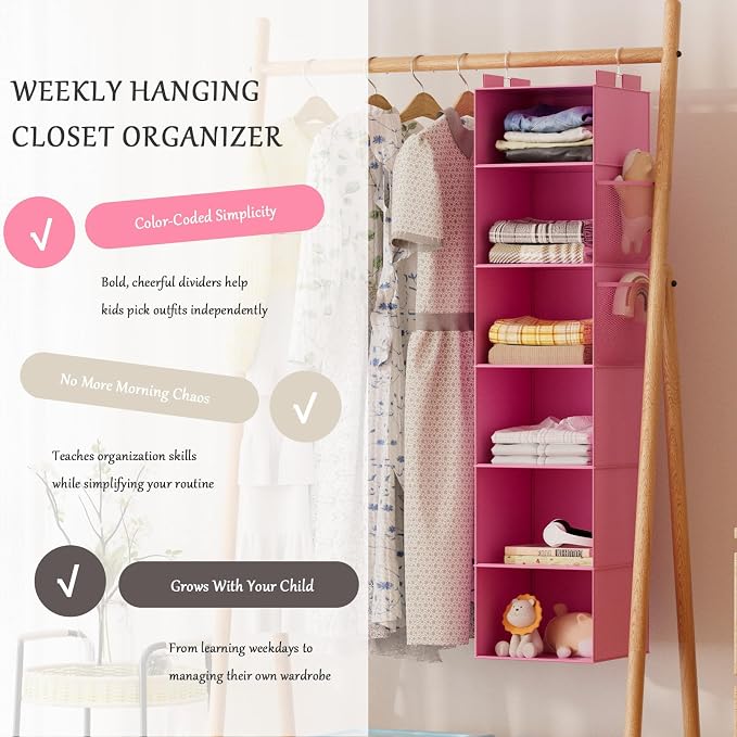 Hanging Closet Organizer and Storage - Image 4