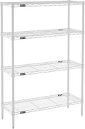Metro Professional's Choice Commercial-Grade NSF Shelving Unit - Multipurpose Adjustable Wire Shelf for Home, Garage, Kitchen and More - 4 Shelves, 14" W x 36" L x 54" H - White