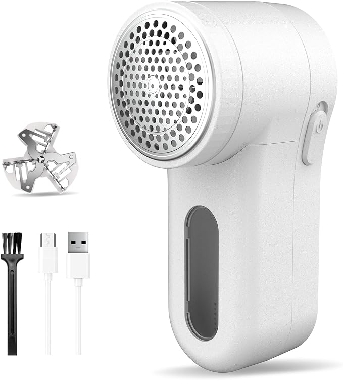 Fabric Shaver, Lint Remover Rechargeable, Electric Portable Sweater Defuzzer by BESTMOUMENTCoolingSolutions