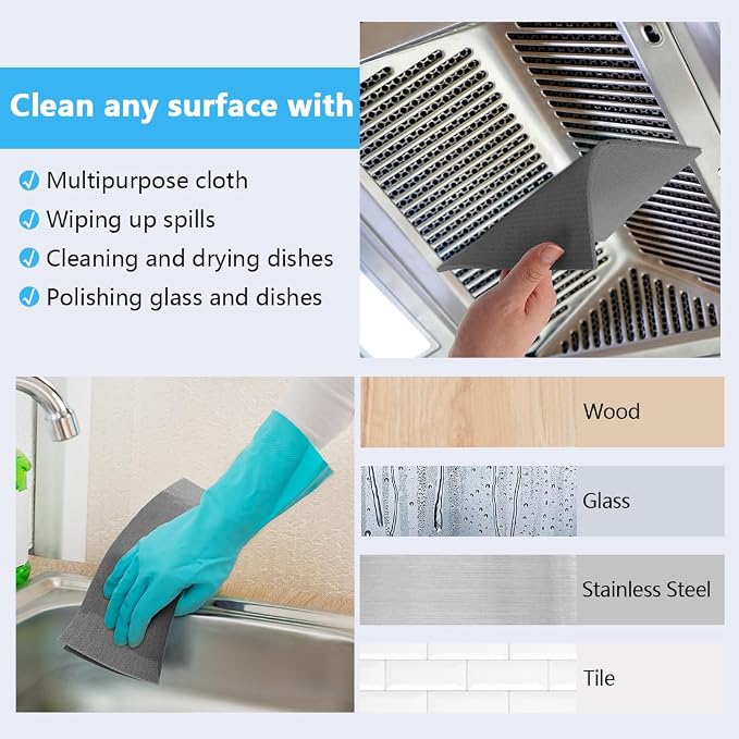 HOMEXCEL 10PK Swedish Dishcloths - Image 4