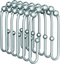 AmazerBath Shower Curtain Hooks, Lightcyan Shower Curtain Rings, Shower Curtain by AmazerBath