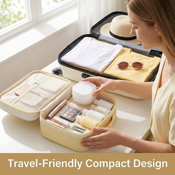 2 Pcs Portable Cotton Round Holder, Small White Plastic Cotton Pad Dispenser - Image 7