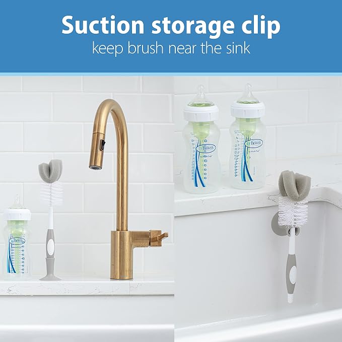 Dr. Brown's Reusable Sponge Baby Bottle Cleaning Brush - Image 5