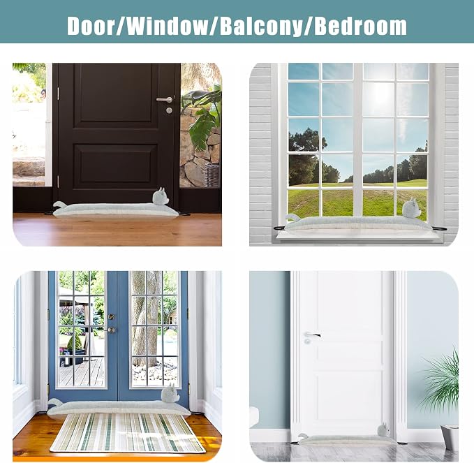 Under Door Draft Stopper Decorative Wind Stopper 30 inch - Image 6