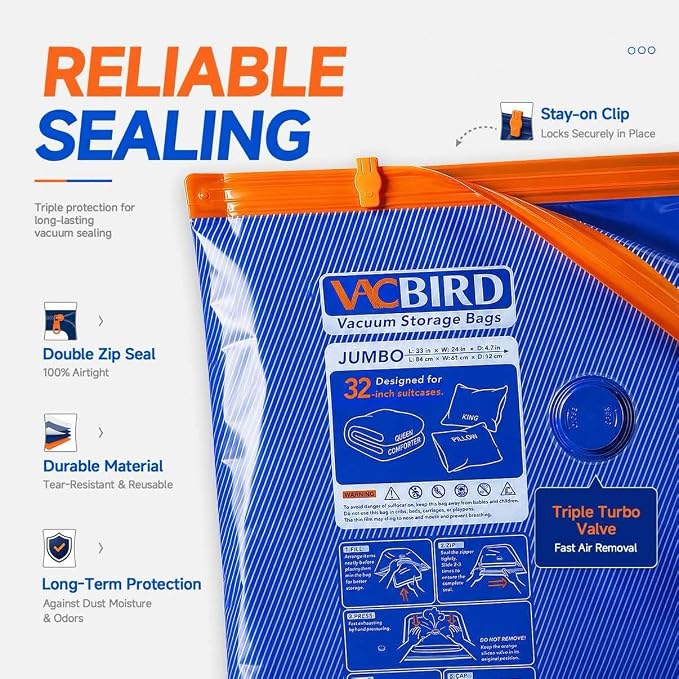 Vacbird Vacuum Storage Bags - Image 3