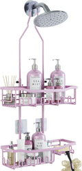 Shower Caddy, Upgraded Extended Length Shower Caddy Over Showerhead No Blocking by Joqixon