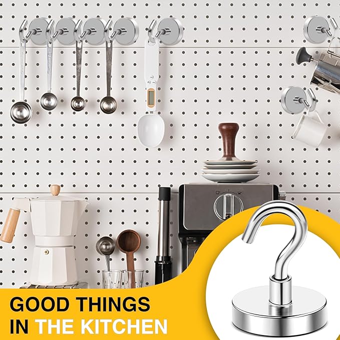 DIYMAG Magnetic Hooks, 170lbs Heavy Duty Magnets - Image 6