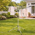 65FT Portable Umbrella Clothesline, 4-Leg Stable Freestanding Drying Rack by Unknown