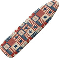 Ironing Board Cover, Standard Size 15x54, American Flag Plaid Pattern, Elastic by Unknown