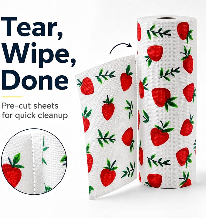 20 Pack Microfiber Cleaning Cloths, Reusable and Highly Absorbent Multi-Purpose - Image 2