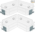 Nieifi Corner Shower Shelves, Adhesive Shower Caddy, Bathroom Organization by Nieifi