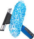 Unger Professional Connect and Clean 2-in-1 Squeegee and Scrubber, 6” Window by Unger