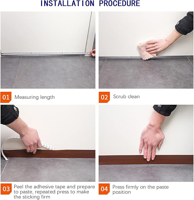 TAROSE Weather Stripping Door Seal, 33 Feet Long Transparent | Shower Door Seal - Image 5