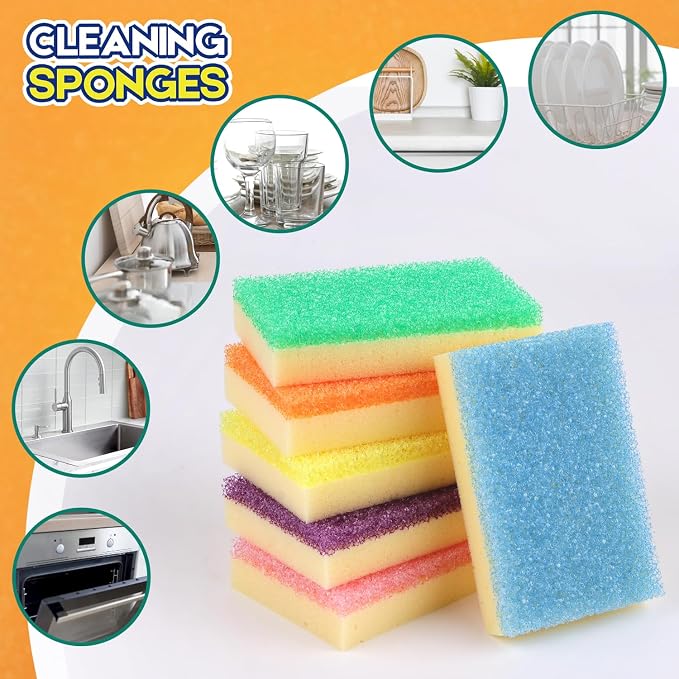 LAUNDRYLUX Scrub Sponge, Dual-Sided Temperature-Responsive Scrubber | - Image 5