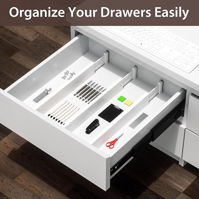 4 PCS Drawer Divider, Expandable Separators - Image 6