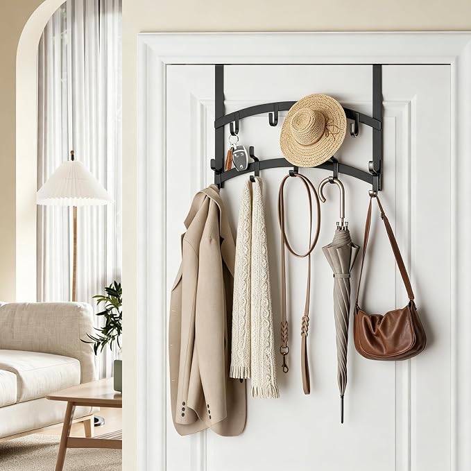 Consumest Over the Door Hooks Organizer - Image 6