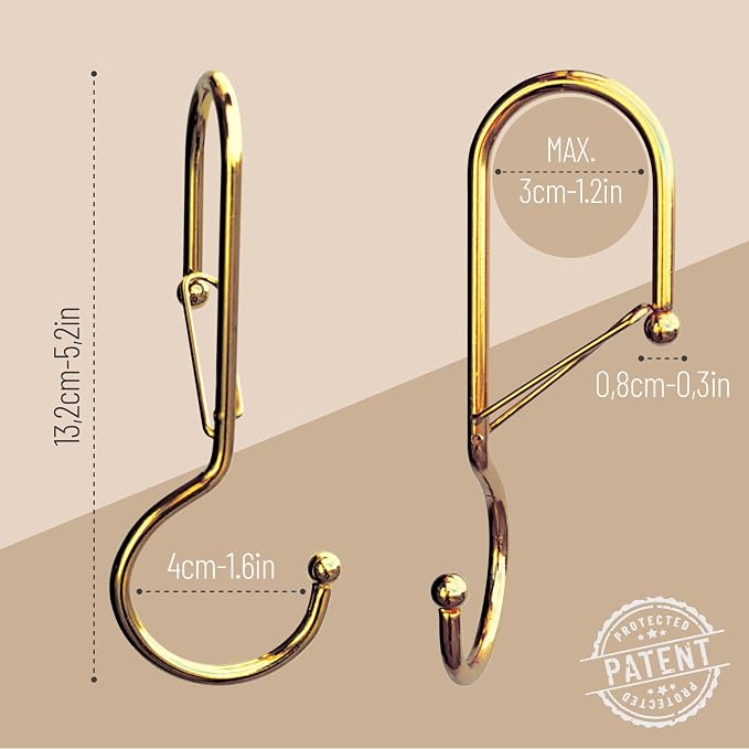 6 Purse Hanger for Closet. Tote Hanger. S-Shaped Hooks S Hooks Twist Design. - Image 3