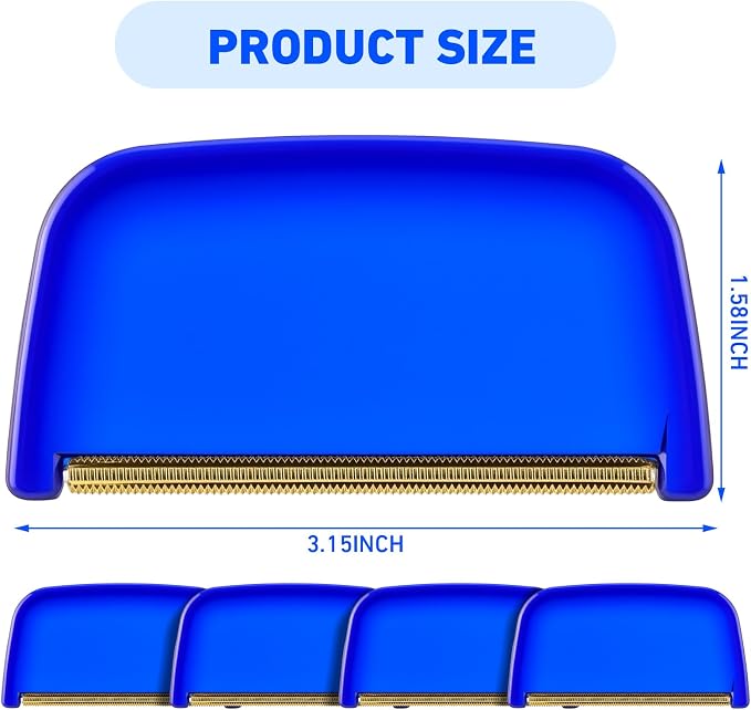 Boao 4 Pieces Sweater Combs to Remove Pilling Sweater Defuzzer, Classic | - Image 2