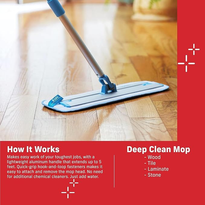 E-Cloth Deep Clean Mop for Home Cleaning, No Refills or Spray Needed | Reusable - Image 9