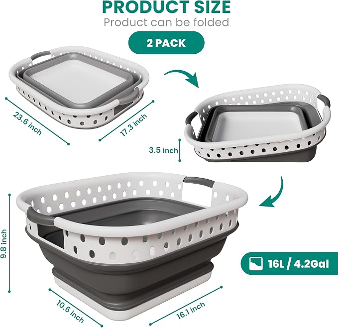 Ideality Shop Collapsible Laundry Baskets - Image 5