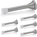 Ravinte Door Stoppers, 6 Pack Satin Nickel Spring Door Stops | Stoppers by Ravinte