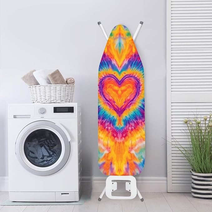 Tie dye Love Pattern Ironing Board Cover 15x49 Ironing Board Cover, Resist - Image 4