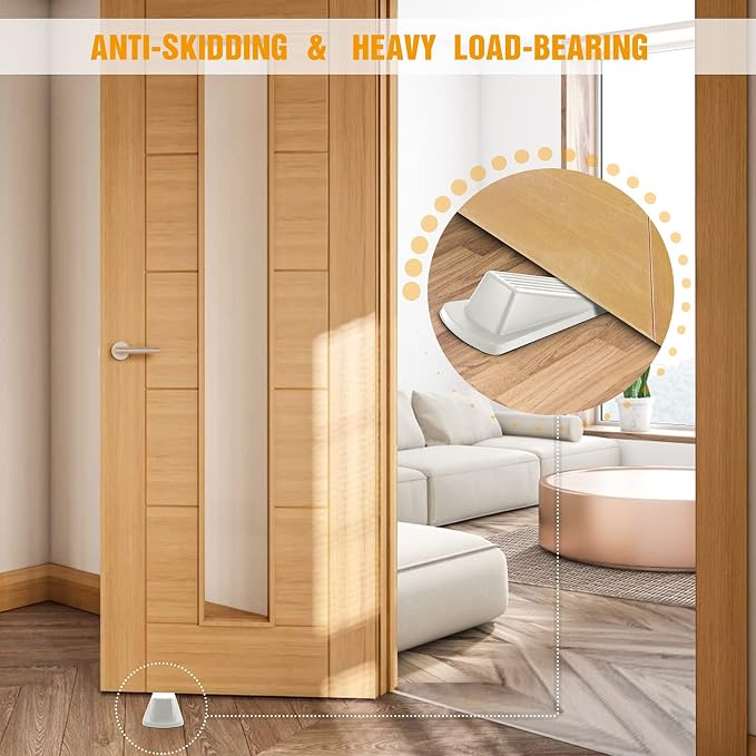 Crosize 5 Pack Door Stoppers for Bottom of Door, Rubber Door Stops | Premium - Image 6