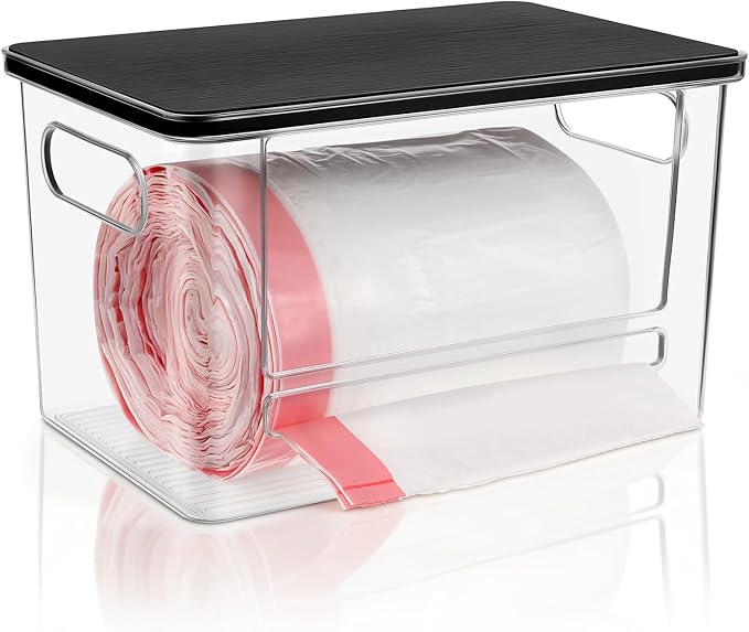 Trash Bag Dispenser Under Sink Organizer by Hiitytin