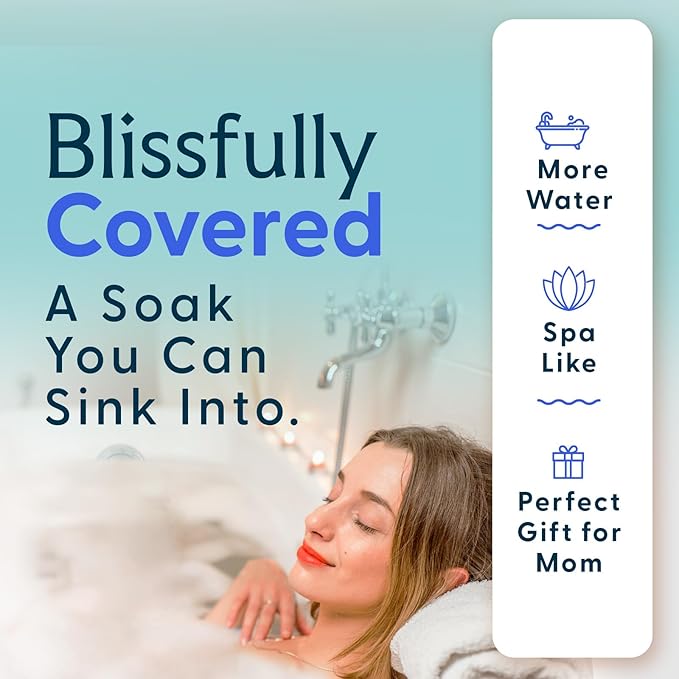 SlipX Solutions Bottomless Bath Overflow Drain Cover Accessory, Coral | Adds - Image 6