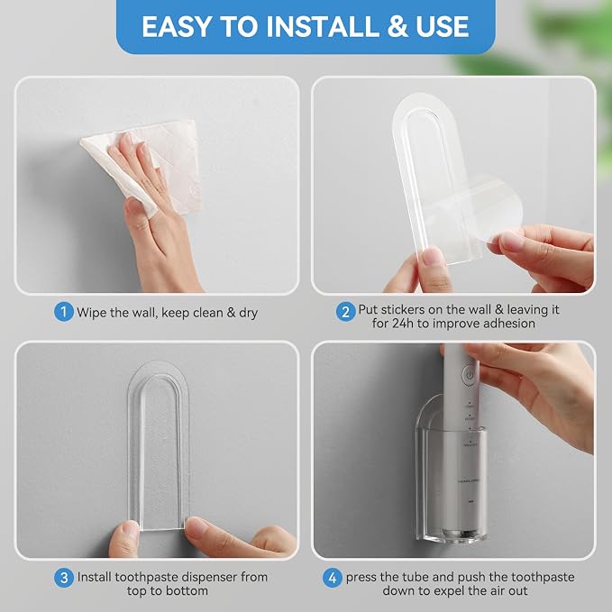MOPMS Electric Toothbrush Holders Wall Mounted - Image 6
