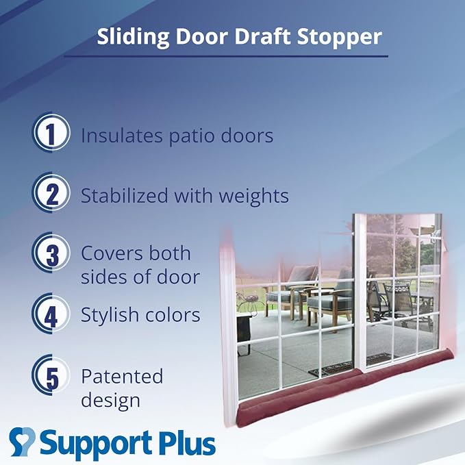 HOME DISTRICT Sliding Door Draft Stopper - Image 2