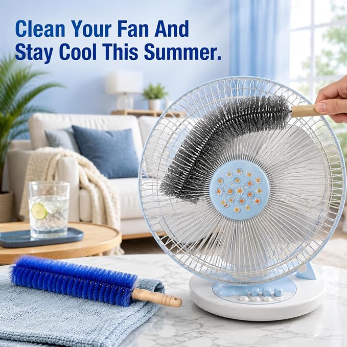 2Pcs Fan Cleaning Brush, Bendable Dust Collector, Car Dust Collectors, - Image 6