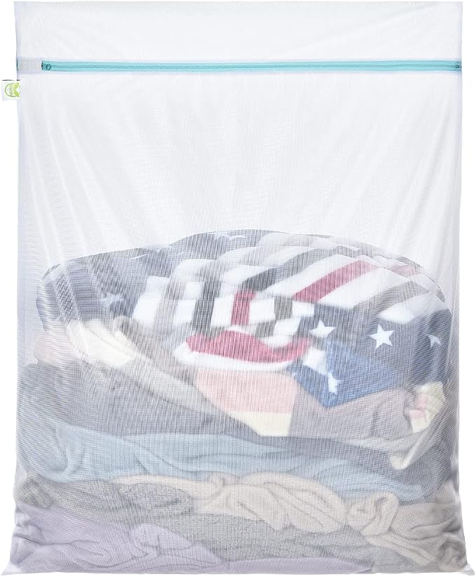 OTraki Large Mesh Laundry Bags 28x35 inch Zipper Mesh Lingerie Bags by OTraki