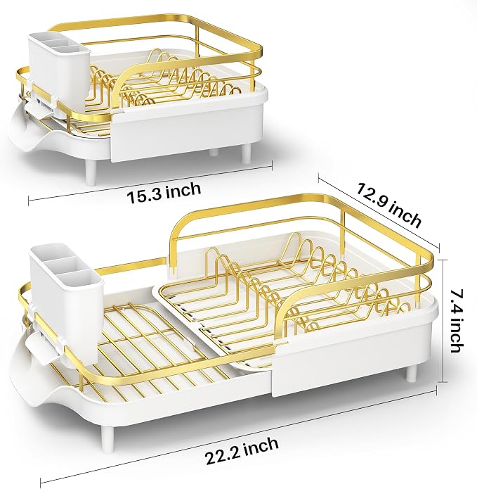 SAYZH Expandable Dish Drying Rack - Image 2