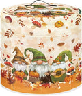 Insulated Pressure Cooker Cover Rice Cooker, Air Fryer and Crock Pot, 6 Qt Dust Cover with Pocket Thanksgiving Day Decor Gnome Maple Leaf
