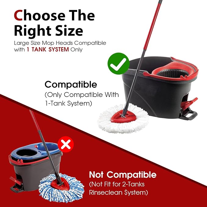 12 Pack Spin Mop Head Replacement - Image 4