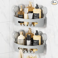 LEVERLOC Corner Shower Caddy Suction Cup, shower shelves suction cup by LEVERLOC