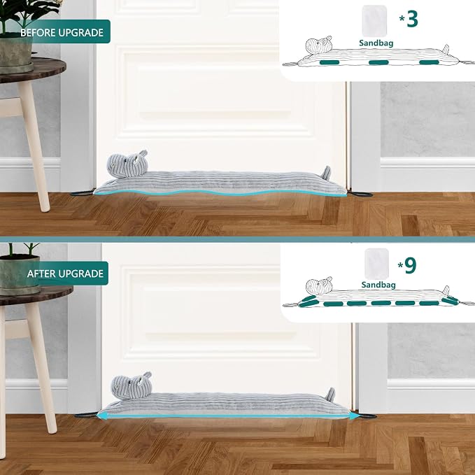 Under Door Draft Stopper Decorative Wind Stopper 48 inch - Image 4